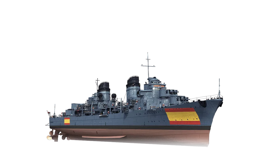Álvaro de Bazán — X Destroyer
